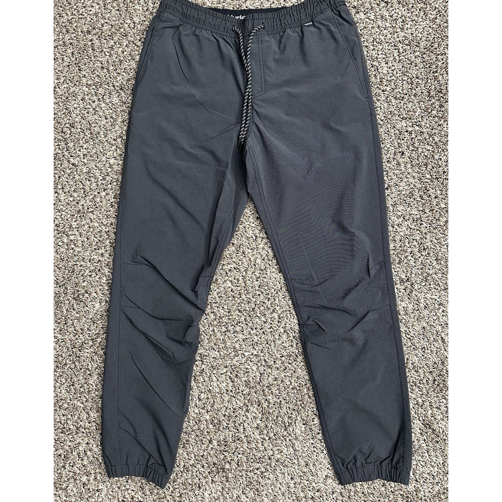 Hurley Men's Pacer Stretch Twill Elastic‎ Cuffs Jogger Charcoal Gray R1028